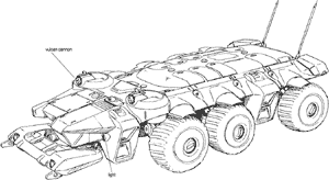 6 Wheeled APC
